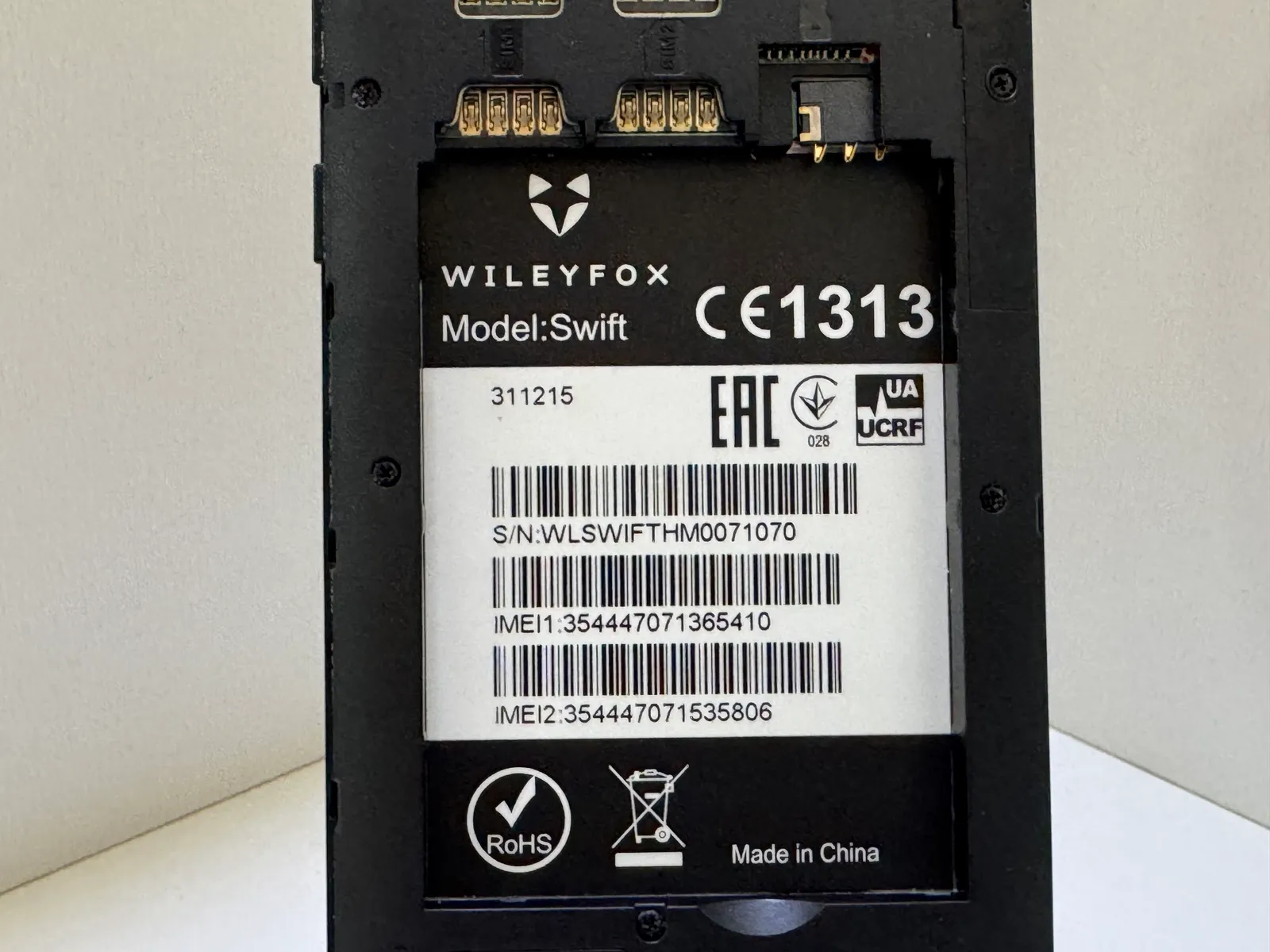 Lcd, kuciste, baterija za Wileyfox swift